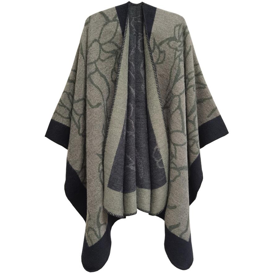 shawl large jacquard totem 时尚大披肩斗篷旅游空调盖毯男女款