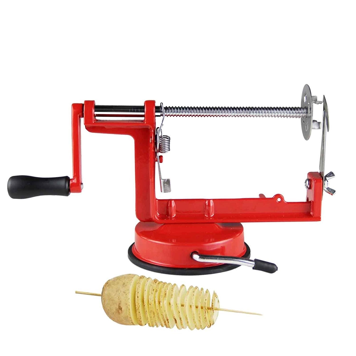 Potato chip slicer手摇旋转家用不锈钢土豆薯片切片机多功能切削