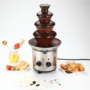 Fondue Stainless Chocolate Luxury Fountain巧克力喷泉机 Steel