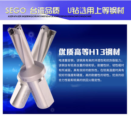 舍弃式快速钻 暴力钻 快速钻出水钻 U钻 2倍 3倍 4倍 5倍径D14-68