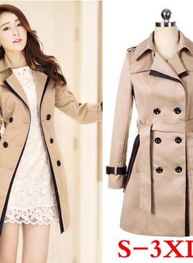 风衣女Ladies Autumn Trench Coat For Women Winter Long Coats