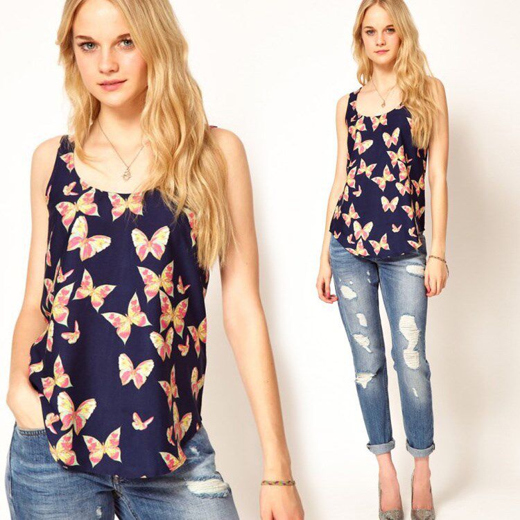 女士雪纺衫2018Summer Women Chiffon Blouse Ladies Shirt Tops