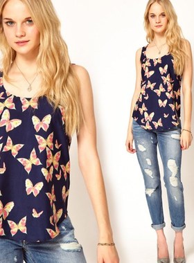 女士雪纺衫2018Summer Women Chiffon Blouse Ladies Shirt Tops