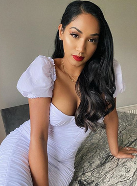 Summer Dress Women Elegant Short Sleeve Ruched Bodycon Party