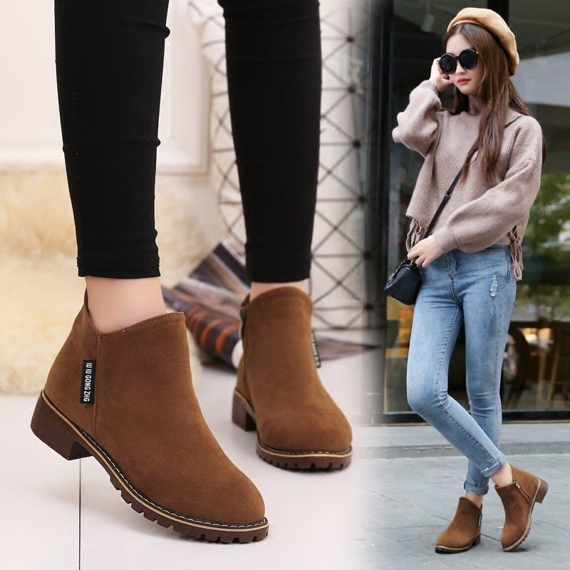 women short boots girls ankle boots ladies platform shoes
