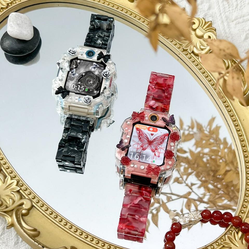 适用小天才儿童电话手表表带z10/z9/z8少年保护壳z7/z6z5D2D3腕带