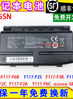 适用机械师F117-F6K F117-F2S/F3K/F1C/F2C/F2A/F6C电脑电池GE5SN