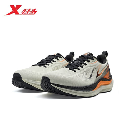 特步风火29代丨跑步鞋男款冬季减震回弹鞋运动鞋黑色软底跑鞋男鞋