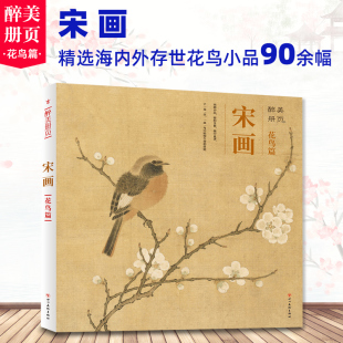 宋 醉美册页宋画.花鸟篇 马远等绘工艺美术新 宋人宋画小品画美院师生推荐 颂雅风 正版 教材中国画绘画国画艺术图书书籍 包邮