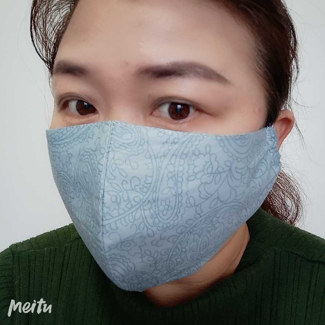 纯手工制作立体透气遮阳超大护脸面罩大脸猫双层纯棉口罩5个包邮
