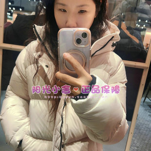 加拿大代购直邮Aritzia基础泡芙鹅绒羽绒服Super Puff4格雾面哑光