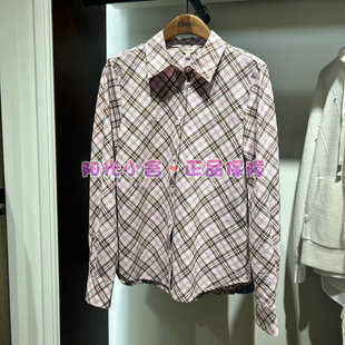 ELAND依恋正品2025冬衬衫EEYCF4TE01 YCF4TE01