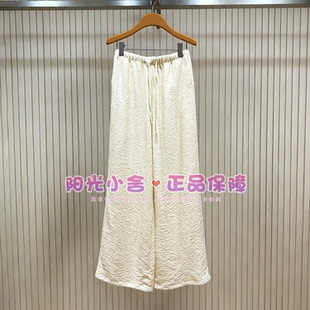 现货速发ELAND依恋正品26秋休闲亚麻休闲裤EETAG38R31 TAG38R31