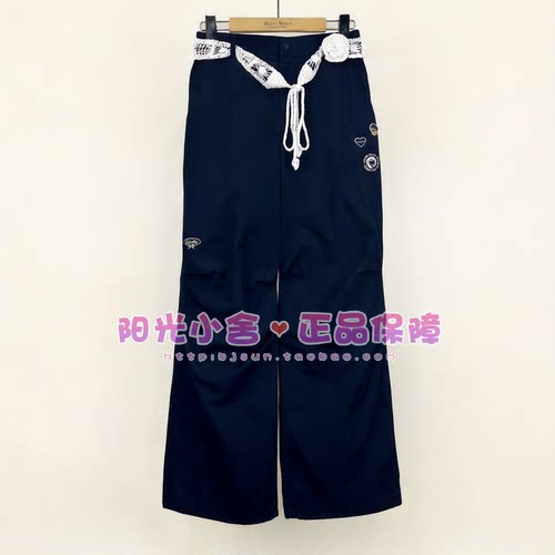 TeenieWeenie小熊26夏重工阔腿梭织休闲裤TTTC2665C2K TC2665C2K