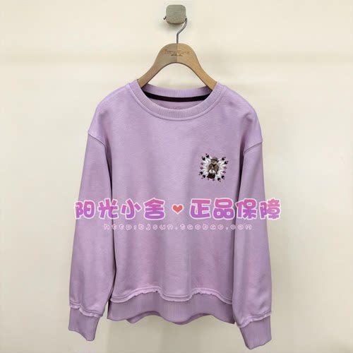 TeenieWeenie小熊2026春圆领卫衣TTMA2651CBK MA2651CBK