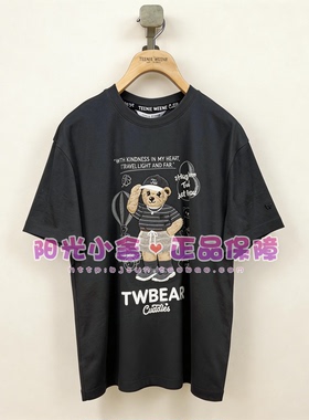 TeenieWeenie小熊26夏时尚休闲舒适萌趣T恤TTRA2624C1K RA2624C1K