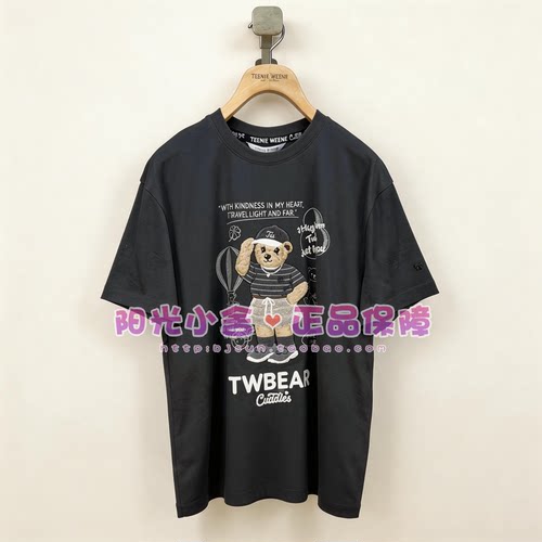 TeenieWeenie小熊26夏时尚休闲舒适萌趣T恤TTRA2624C1K RA2624C1K