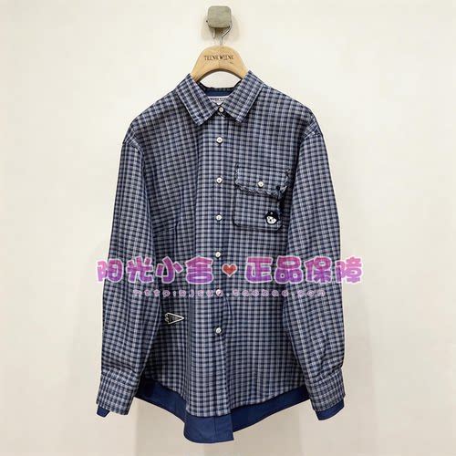 TeenieWeenie小熊26夏潮流简约舒适衬衫TTYW2623C1B YW2623C1B