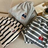 TREE儿童条纹卫裤 2026新款 春秋季 英国KABEI 男女童休闲运动长裤 子