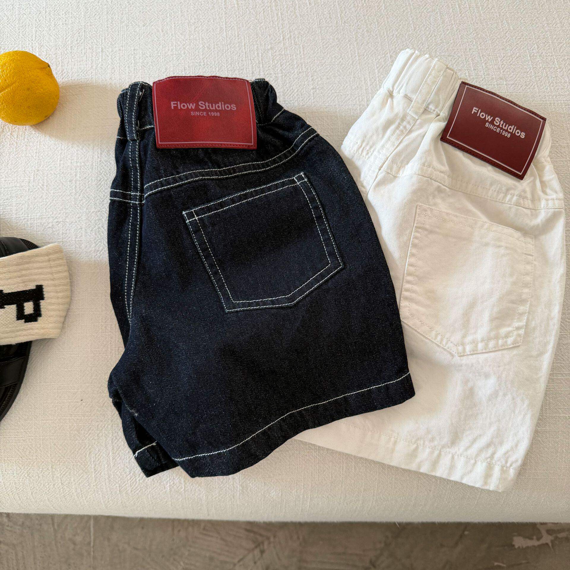 英国KABEI TREE男童短裤夏外穿牛仔裤2026新款夏季薄款休闲五分裤