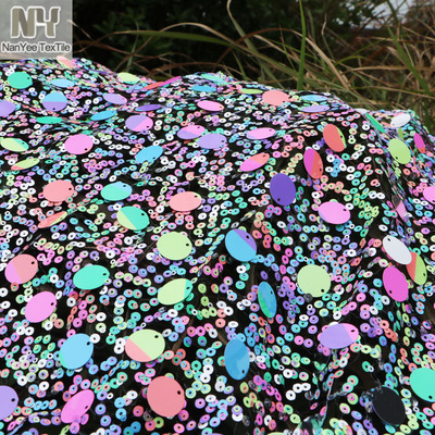 多彩马卡龙糖果色系服装布料