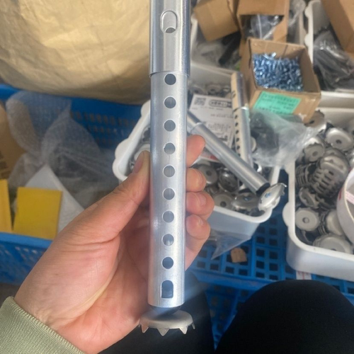 野营者钓箱3号升降脚一支铝合金管高低调节器原厂加厚通用配件