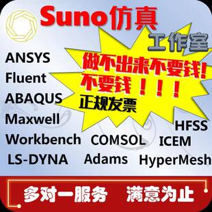 答疑Ansys/Fluent/CFD/CAE/Abaqus/Comsol/Maxwell/有限元咨询