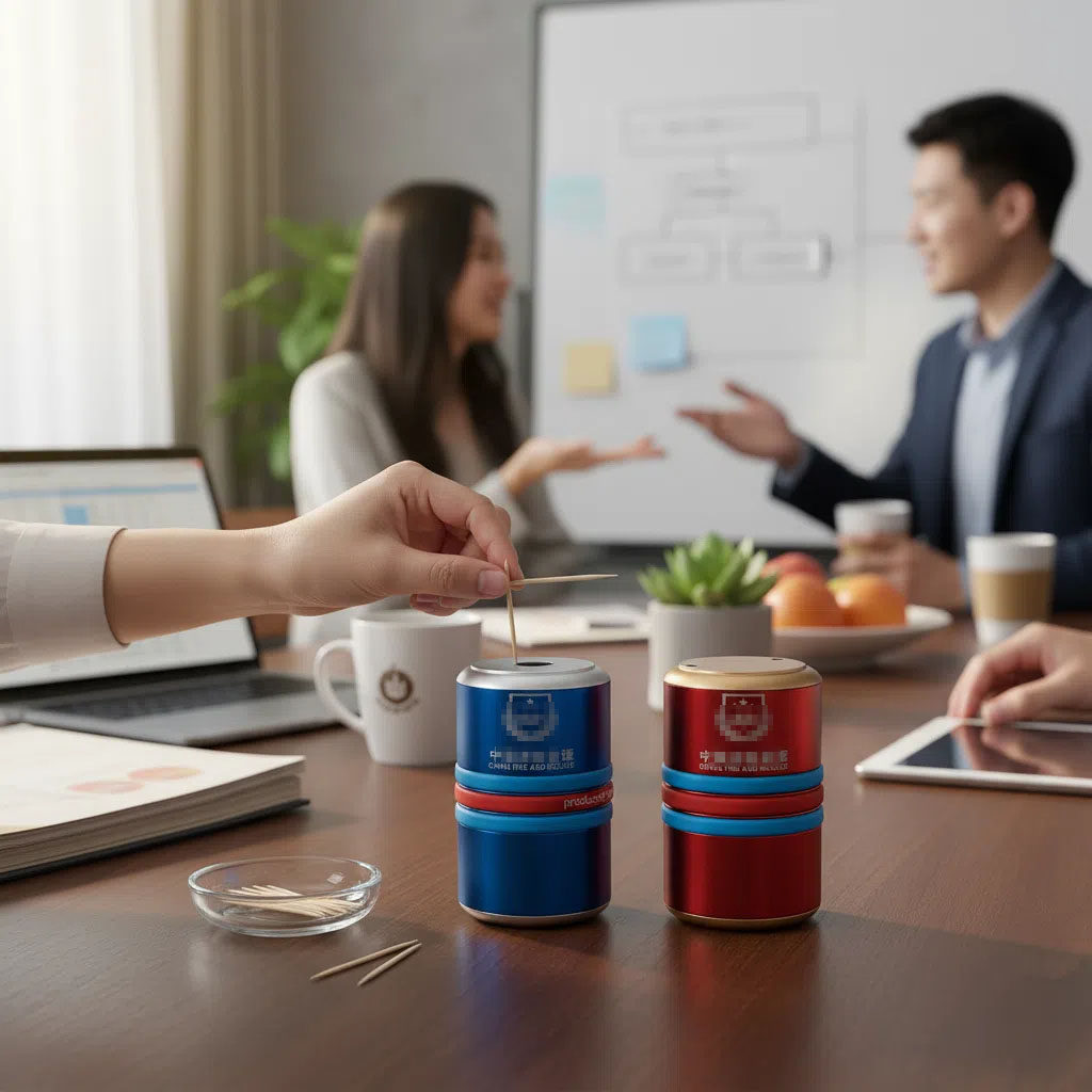 消防员个性罐奢风条可顶拼制轻牙签盒铝合金色彩牙签金属牙签筒家,餐饮具,牙签筒,淘宝优惠券,粉丝福利购,淘宝优惠卷