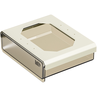 桌下隐形抽屉式收纳盒桌面办公室整理盒子置物架工位杂物隐藏神器