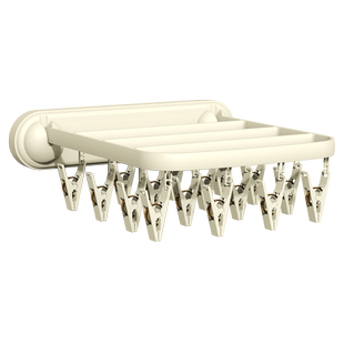 可折叠袜子晾晒架多夹子晾衣架多功能内衣内裤阳台室内宿舍神器