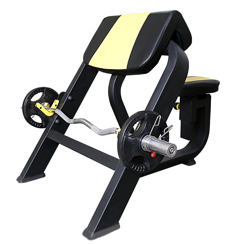 韦步 牧师椅二头肌架牧师凳训练凳手臂弯举训练器商用牧师椅