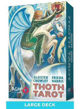 新版透特/托特塔罗牌大尺寸版 Crowley Thoth Tarot 桌游卡牌