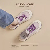 平底板鞋 奥古狮登帆布鞋 超火轻便软底不累脚大码 春夏季 女2026新款