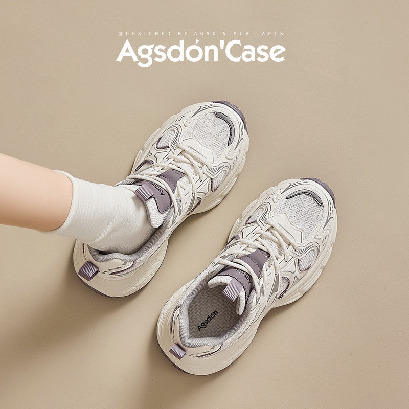 奥古狮登秋冬软底轻便薄底运动鞋