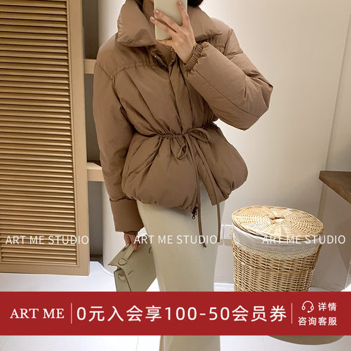 收腰显瘦90白鸭绒羽绒服女冬季