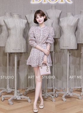 ARTME 瓜瓜 100纯棉 仙女风梦中花园少女感法式浪漫氛围碎花套装