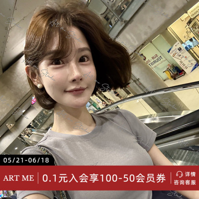莱赛尔圆领收腰显瘦短袖T恤女装