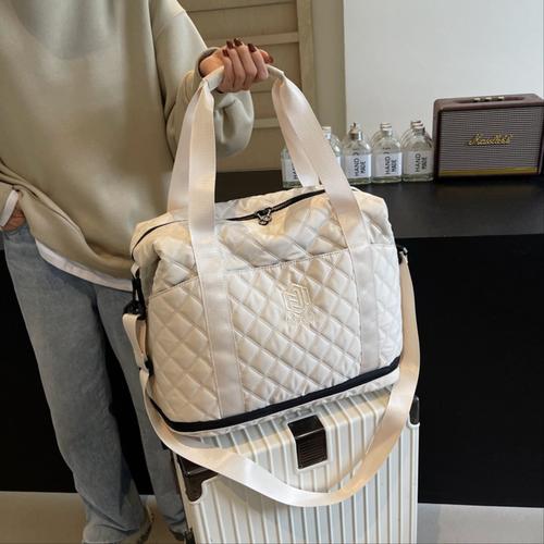 旅行包女大容量手提行李袋出游包衣物收纳大包登机包2024秋季大包