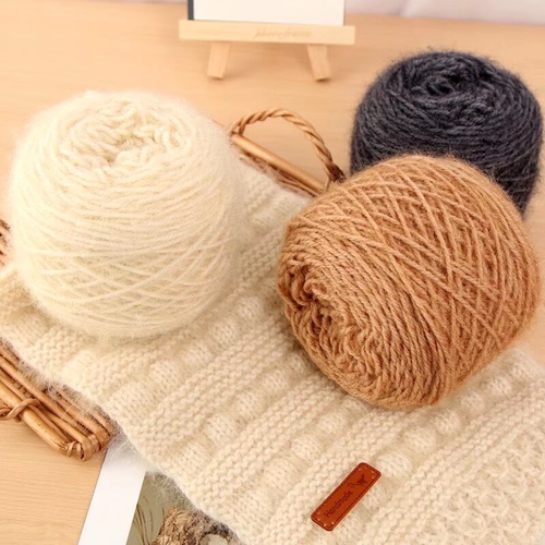 上海松鼠绒手工编织毛线