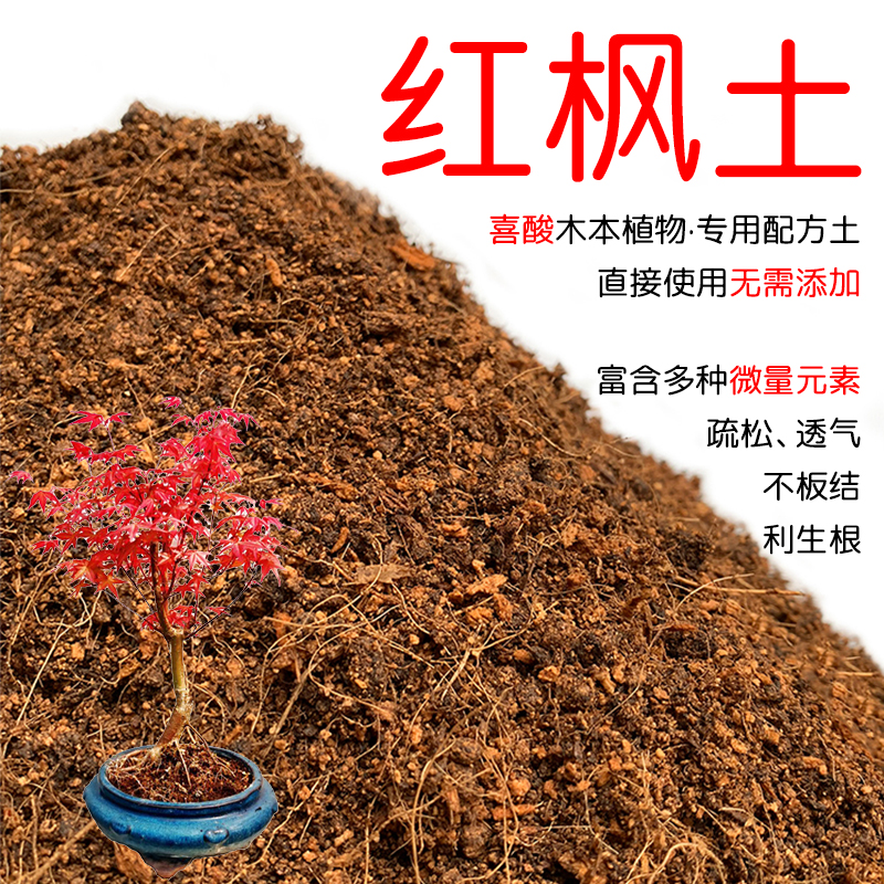 红枫土配方营养土透气顺丰包邮