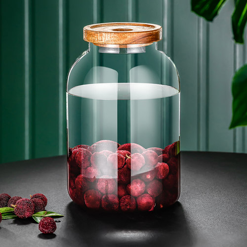 杨梅泡酒玻璃瓶泡酒罐