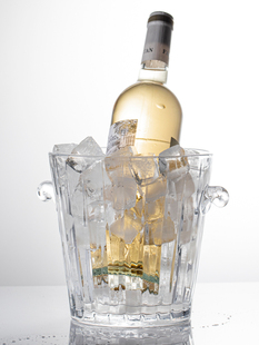 水晶玻璃冰桶创意酒吧KTV冰块桶家用红酒冰桶香槟桶啤酒冰镇 新款