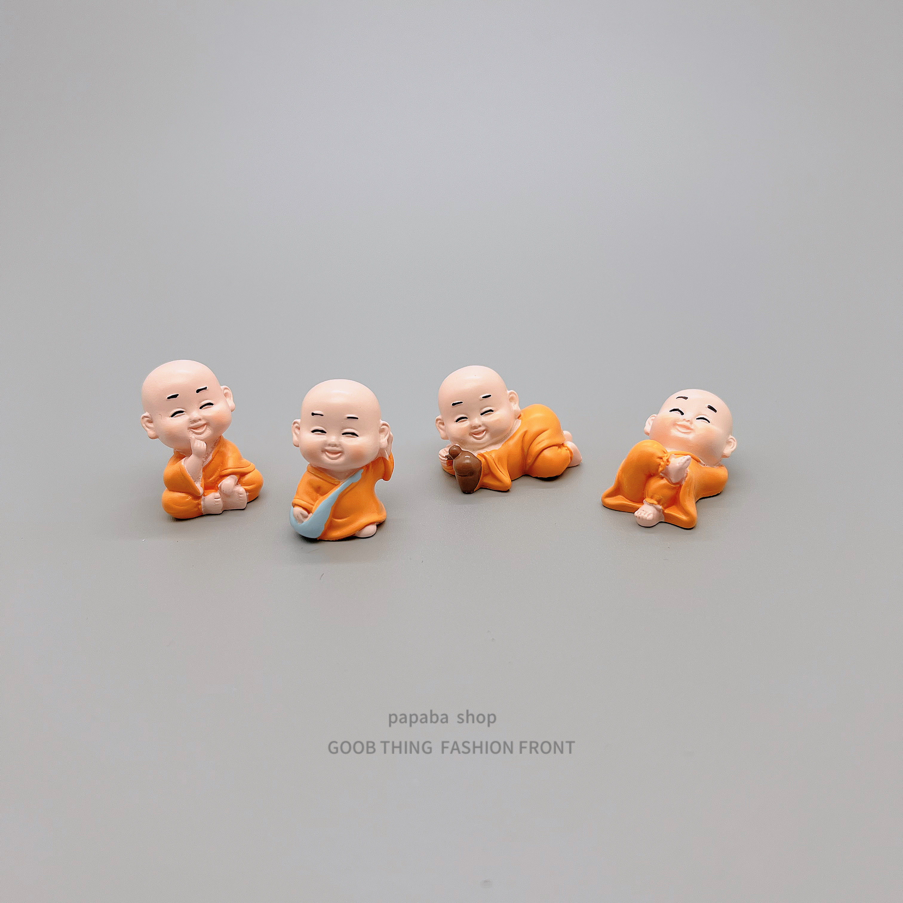 无聊了看看一休顽皮小和尚禅意小摆件笑佛沙弥工位桌面装车载装饰,家居饰品,装饰摆件,淘宝优惠券,粉丝福利购,淘宝优惠卷