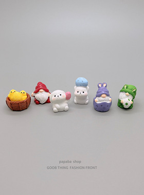 治愈小矮人提神电脑桌面摆件