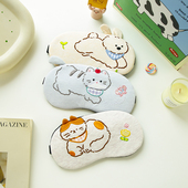 可爱萌宠日常睡眠遮光眼罩冰热敷缓解疲劳女学生宿舍午休睡觉专用