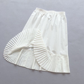 单层薄新款 显瘦高腰半身裙裙子蛋糕 百褶裙屁帘内搭透视春夏中长款