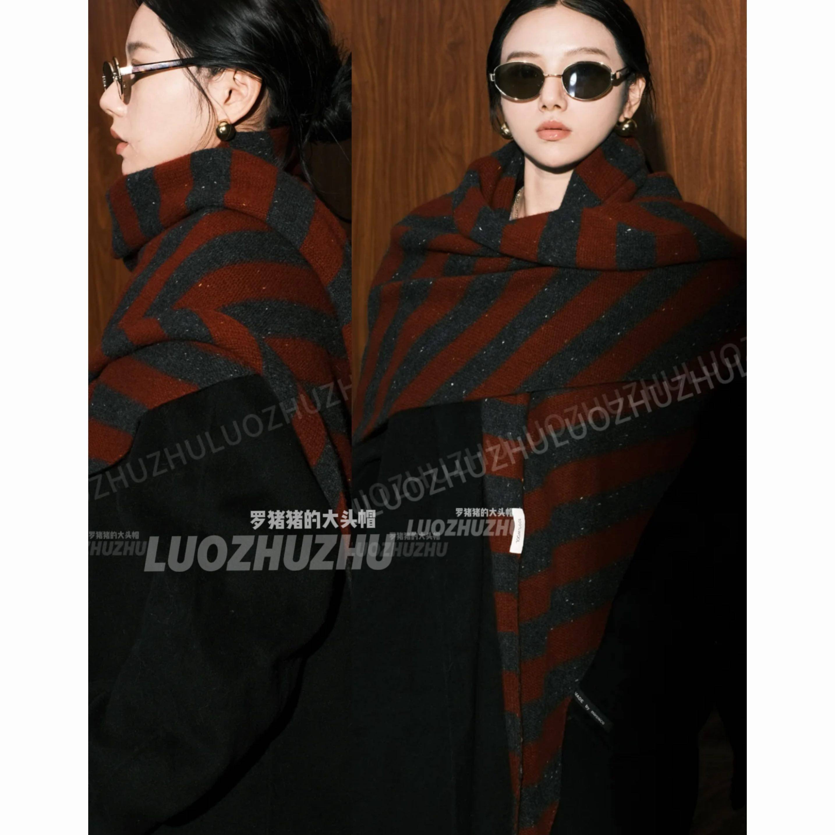 罗猪猪/【八方来财puls】加大加厚100%澳洲羊毛总长2米2！大三角