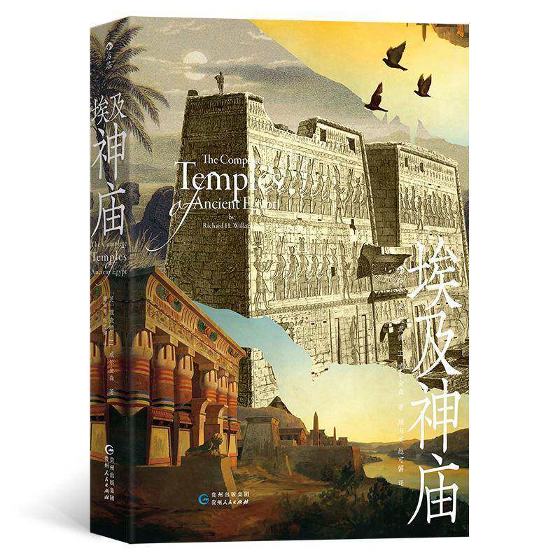 埃及神庙德·威尔金森 旅游地图书籍