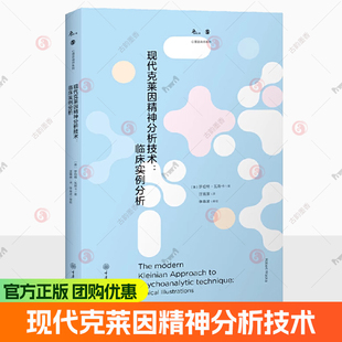 社治疗师如何治疗心理紊乱患者临床技术心理咨询治疗师心理学书籍 鹿鸣心理系列重庆大学出版 现代克莱因精神分析技术 临床实例分析