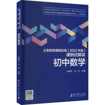 义务教育课程标准(2022年版)课例式解读-初中数学孙晓天 社会科学书籍